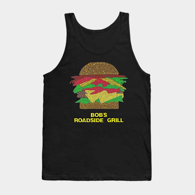 Bob's Roadside Grill Tank Top by NightserFineArts